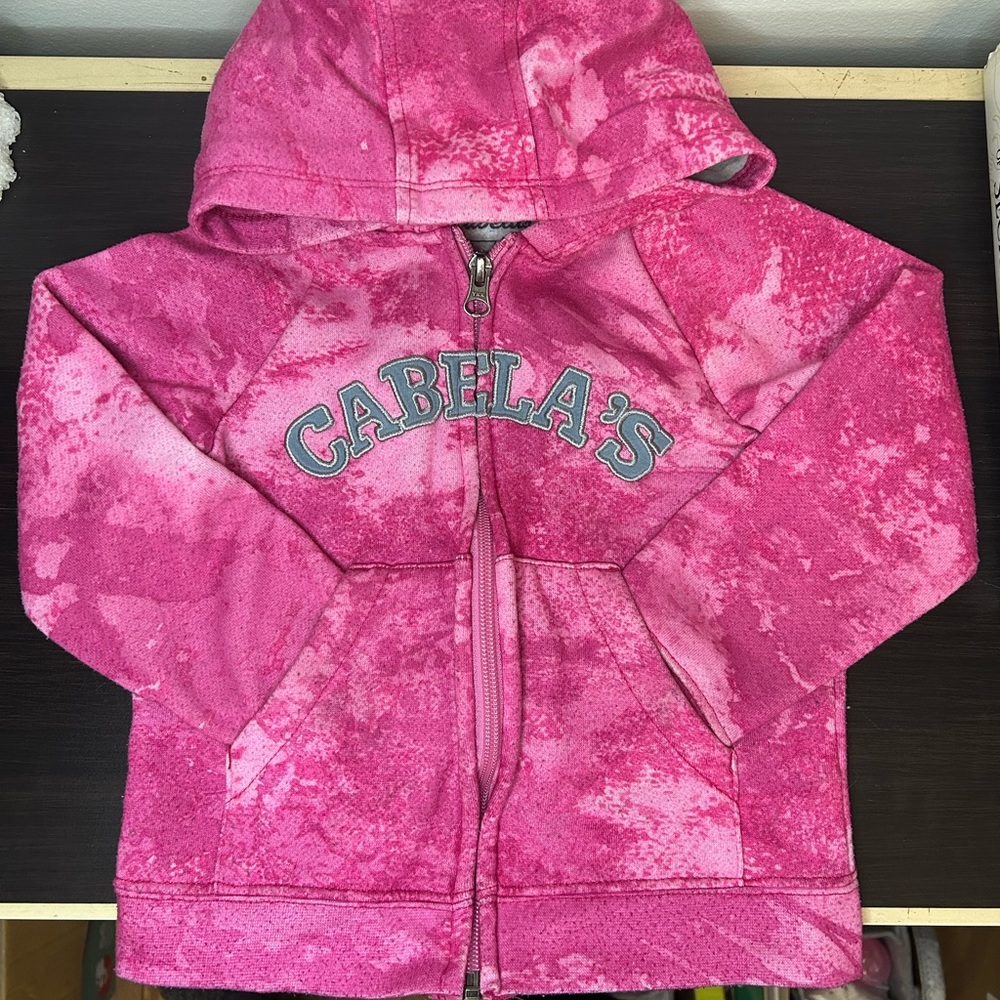 Pink Cabela’s Hooded Sweater 3T